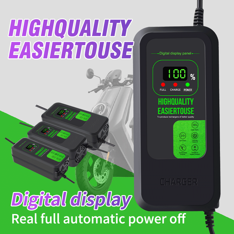 84V 20A Smart Charger - Newly Upgraded Lithium Battery Charger 36V