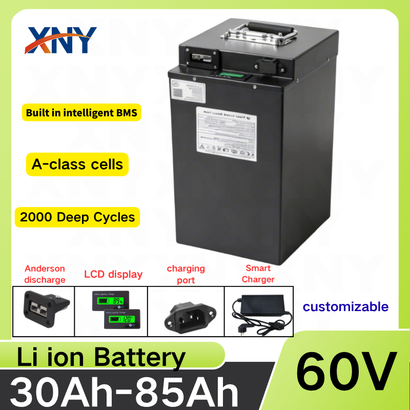 60V 30Ah 35Ah 45Ah 55Ah 65Ah 7 - 72V 40Ah Lifepo4 Battery Pack 评论和价格