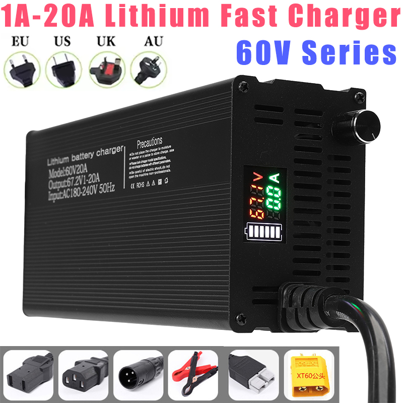 Lithium Battery Chargers Adjus - 84V 20A Smart Charger 评论和价格