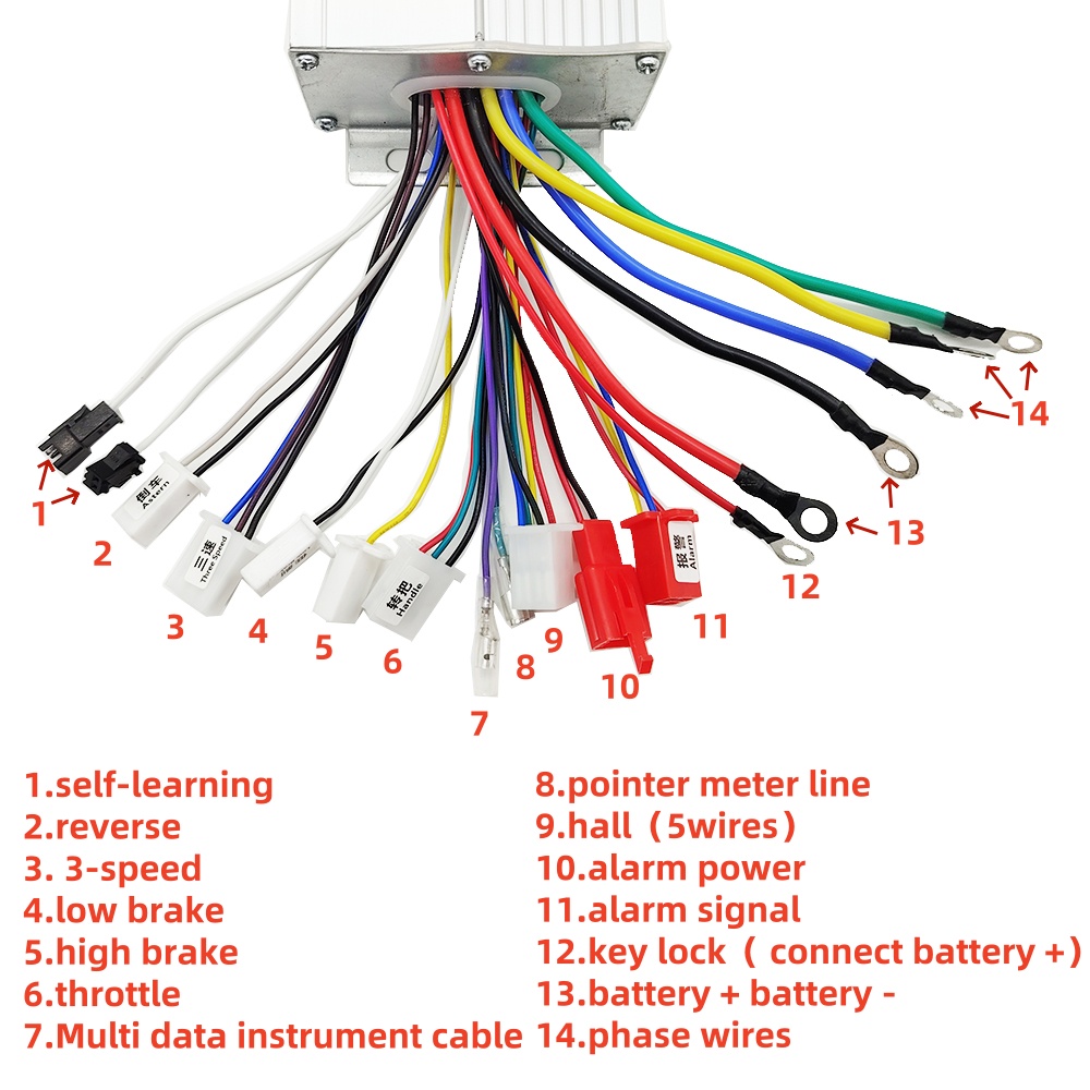 500W Electric Bicycle Motor Co - Kelly Kls7230S Controller 评论和价格