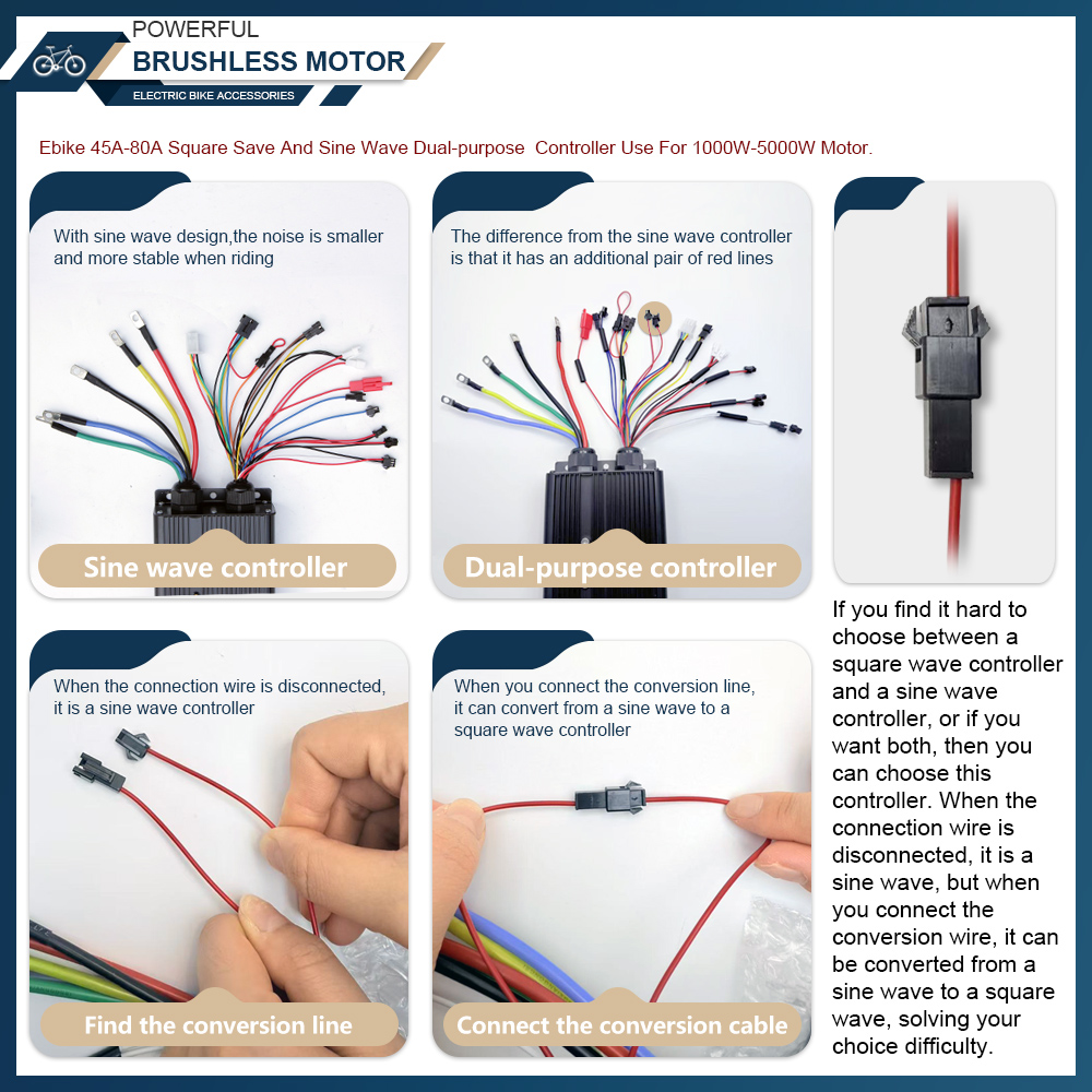 48V-72V 100A Brushless Motor C - 72V 100A Sabvoton Controller 评论和价格