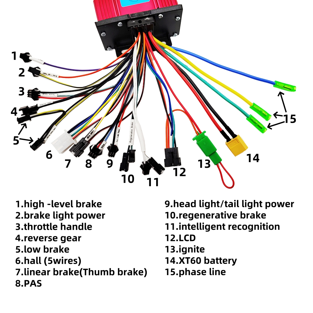 36V 48V 60V 1200W 1500W  2000W - Kelly Kls7230S Controller 评论和价格