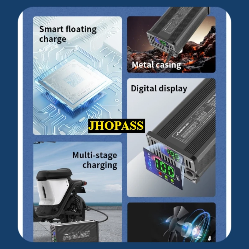 18S Smart LED 75.6V 5A 10A 15A - 84V 20A Smart Charger 评论和价格