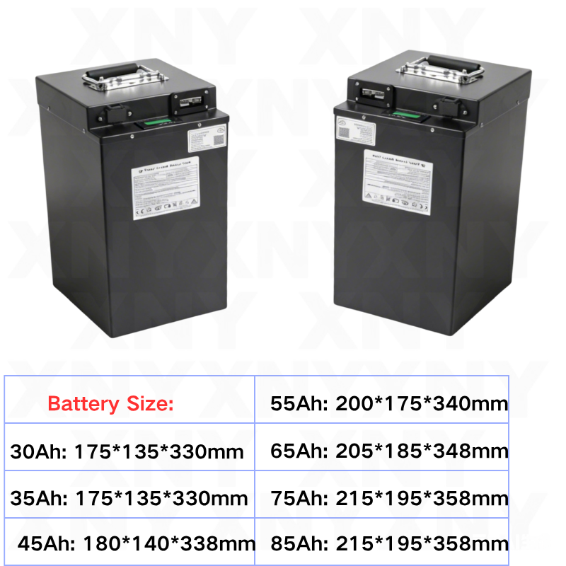 60V 30Ah 35Ah 45Ah 55Ah 65Ah 7 - 72V 40Ah Lifepo4 Battery Pack 评论和价格